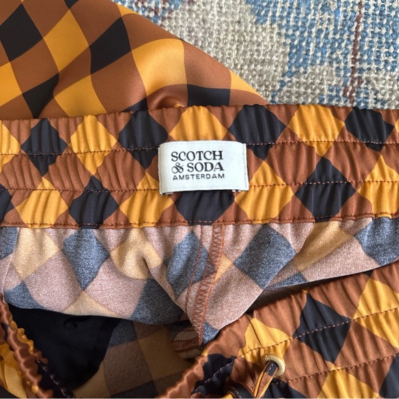 Scotch & Soda Mid-Rise Check Trousers M - Picture 7 of 8